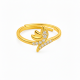 NXGOLD Delicate Butterfly CZ Fashion Ring
