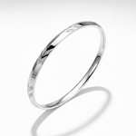 925 Sterling Silver Diamond-Cut Designer Kada for Men & Women