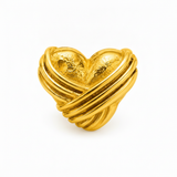 NXGOLD Designer Heart Adjustable Ring for Women