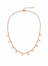 Elegant Rose Gold Butterfly Charm Necklace for Women