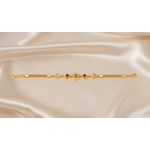 Regal Ruby Sparkle Link Bracelet for Women