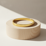 Luxury Minimalist Hinged Oval Kada Bracelet for Women