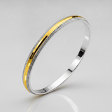 Premium 925 Sterling Silver Dual Tone kada