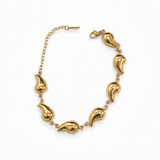 NXGOLD Elegant Teardrop Chain Bracelet for Girls & Women