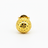 NXGOLD Geometric Textured Gold-Toned Stud Earrings for Women