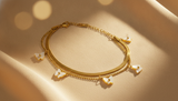 NXGOLD Double Layer Butterfly Bracelet