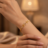 Premium Triple Oval CZ Link Bracelet for Women