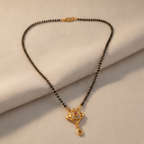 Designer Square Ruby CZ Stone Mangalsutra for Women