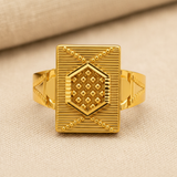 Royal Dynasty Hexagon Signet Ring For Men