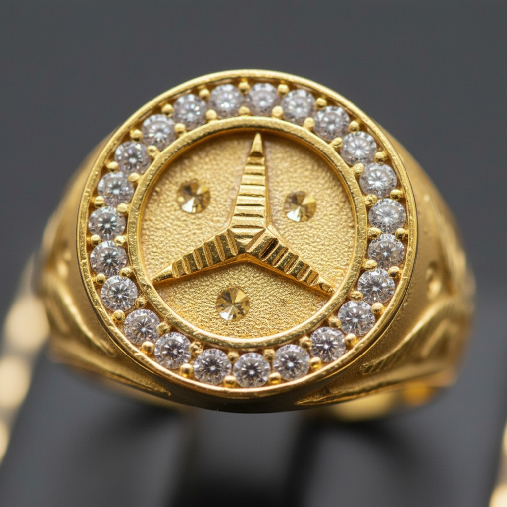 NXGOLD Imperial Star Emblem Ring