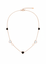 Elegant Rose Gold Heart Pendant Necklace for Women