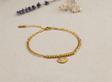 NXGOLD Trendy Double Layer Evil Eye Bracelet