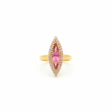 NXGOLD Pink Royale Marquise Statement Ring