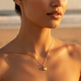 NXGOLD Seashell Charm Pendant Necklace for Women