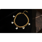 NXGOLD Double Layer Butterfly Bracelet