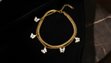 NXGOLD Double Layer Butterfly Bracelet