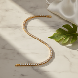 Designer Round Solitaire Tennis Bracelet for Women