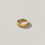 NXGOLD CZ Band Ring for Women With CZ Stone