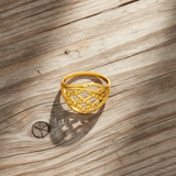 NXGOLD Elegant Interwoven Designer Ring for Women