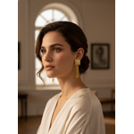 NXGOLD Regal Chain Tassel Crystal Earrings