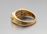 NXGOLD Luxe Triple Row Zircon Ring