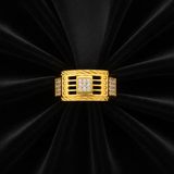 Luxury Designer CZ Cocktail Ring for Men