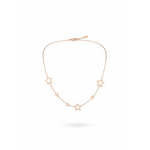 Elegant Rose Gold Star Pendant Necklace