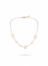 Elegant Rose Gold Star Pendant Necklace