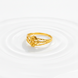 Love Knot Double Heart Ring for Women