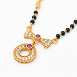 Minimalist Circular Pendant Mangalsutra for Daily Wear