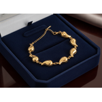 NXGOLD Elegant Teardrop Chain Bracelet for Girls & Women
