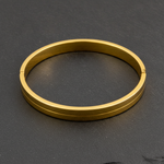Luxury Minimalist Hinged Oval Kada Bracelet for Women