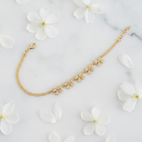Imperial Sparkling Bow Chain Bracelet for Women & Girls