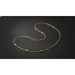 NXGOLD Minimalist Gold Link Chain with Bar For Unisex
