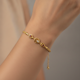 Heritage Ruby Medallion Bracelet for Women & Girls