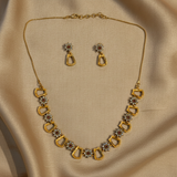 NXGOLD Scarlet Sparkle Gold-Plated Necklace Set