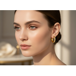NXGOLD Diamond Hoop Earrings for Women & Girls