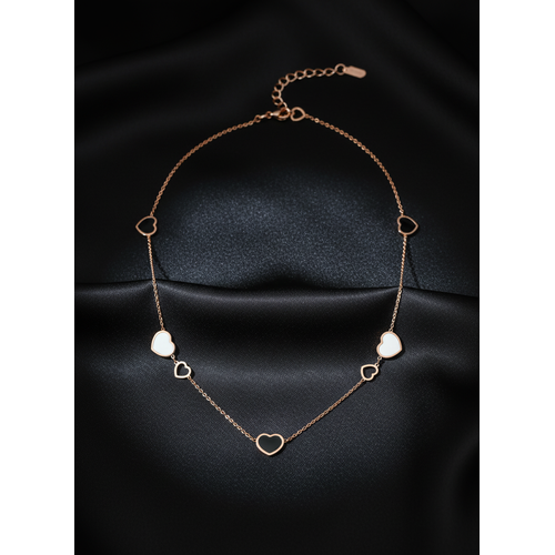 Elegant Rose Gold Heart Pendant Necklace for Women