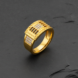 Luxury Designer CZ Cocktail Ring for Men