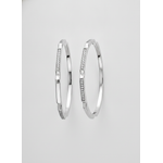 925 Silver Geometric CZ Bangles for Women