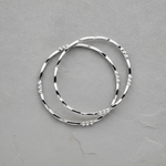 925 Silver Elegant Twisted Bangles with Cubic Zirconia