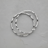 925 Silver Elegant Twisted Bangles with Cubic Zirconia