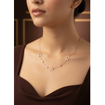 Elegant Rose Gold Star Pendant Necklace
