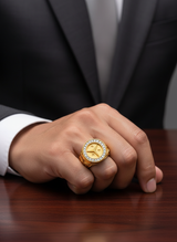 NXGOLD Imperial Star Emblem Ring