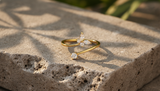 NXGOLD Bloom Spark CZ Open Ring for Women