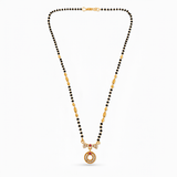 Minimalist Circular Pendant Mangalsutra for Daily Wear