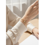 NXGOLD Double Layer Daisy Charm Bracelet for Women