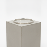 Premium 925 Sterling Silver Zigzag Pattern Kada Bracelet