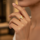 NXGOLD Delicate Butterfly CZ Fashion Ring