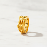 Royal Dynasty Armour Gold Ring for Men